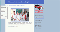 Desktop Screenshot of drvonbergh.de